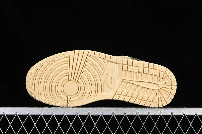 All categories Air Jordan Jordan series basketball shoes Air Jordan 1 Mid Nk Air Jordan 1 Mid AJ1 Joe 1 white gold Chinese casual sneakers FB9892-200